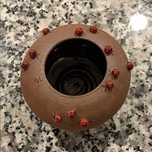 Handmade Ladybug Pottery